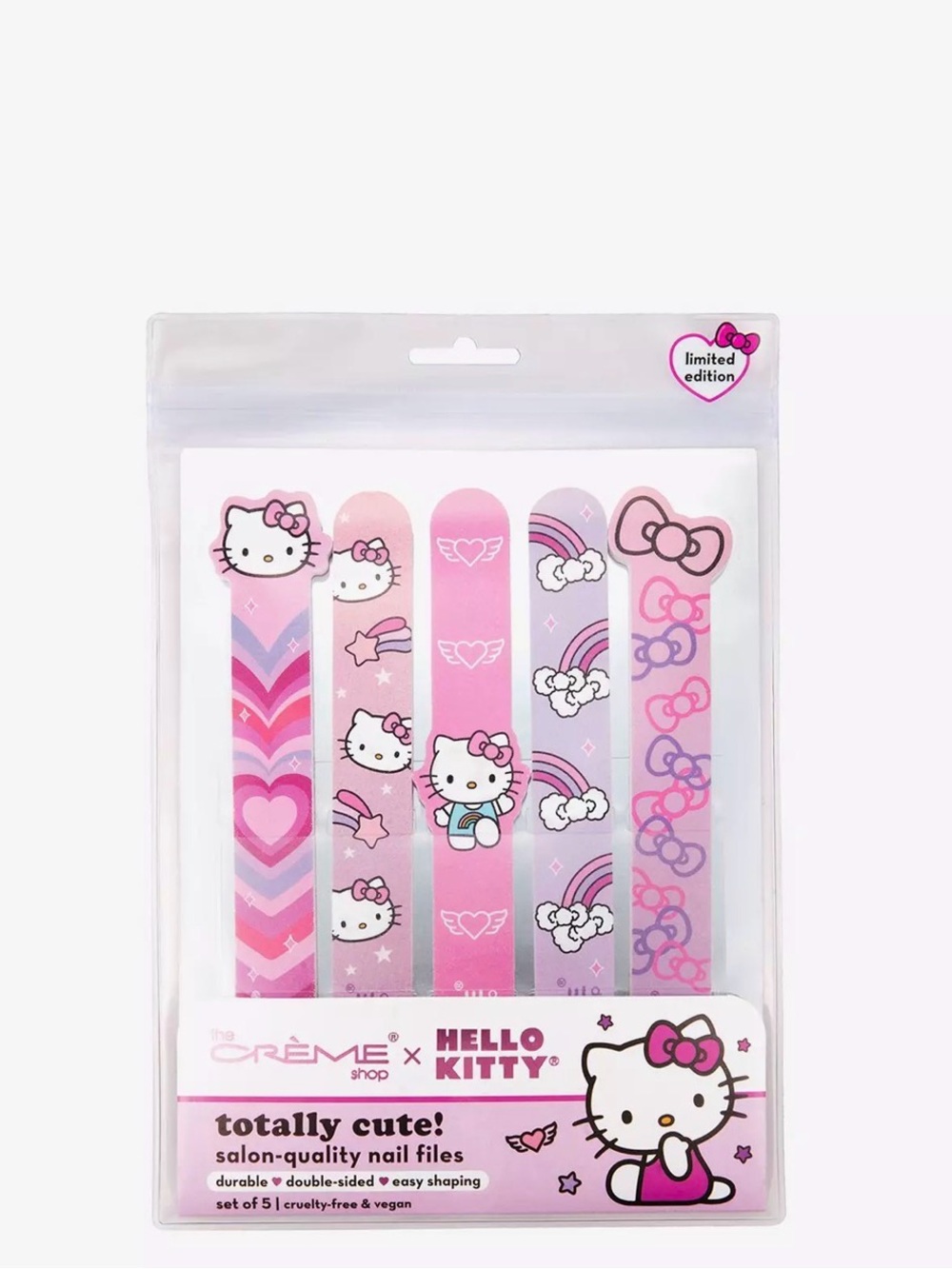 -The Créme Shop Sanrio Hello Kitty Totally Cute! Nail File Set -5 Pack